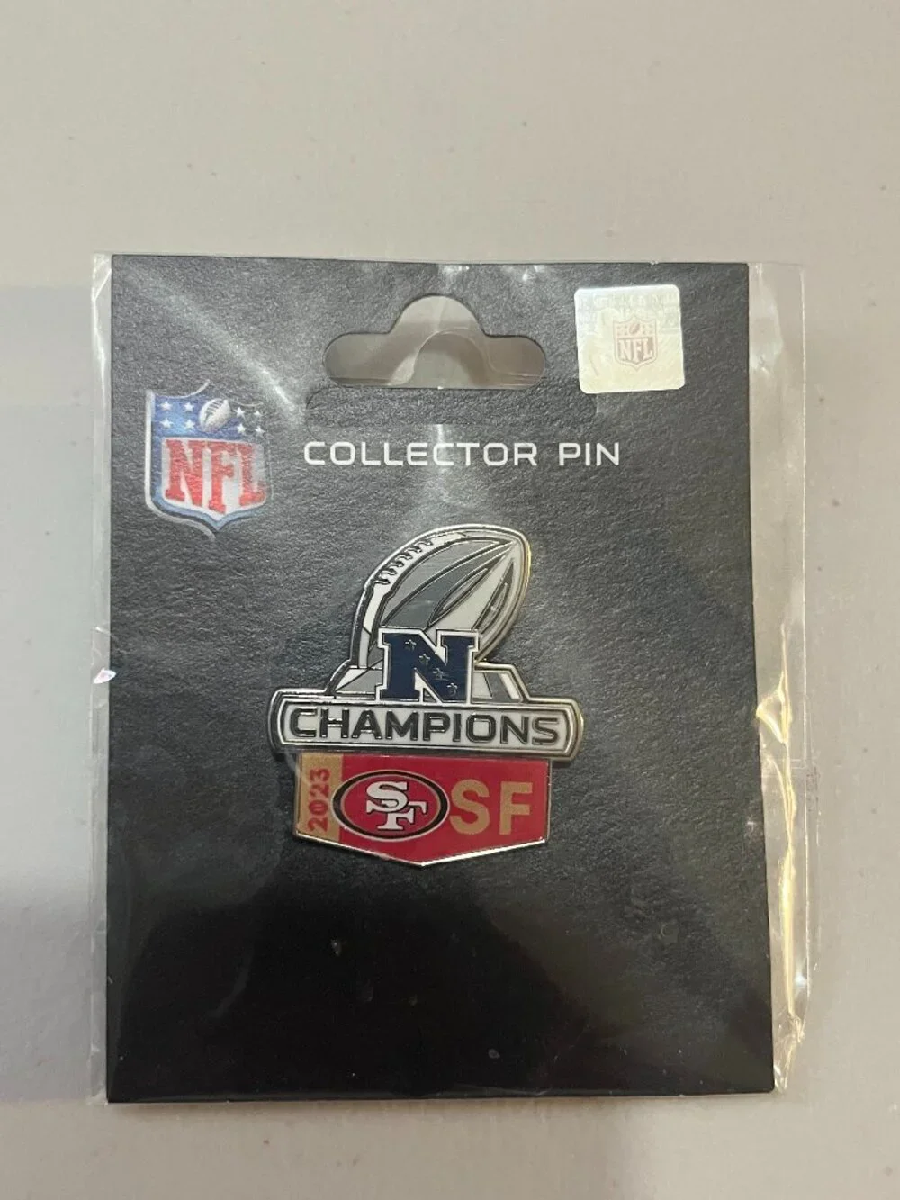 San Francisco 49ers Game Pin, NFC Champions 2023-2024 1/28/24
